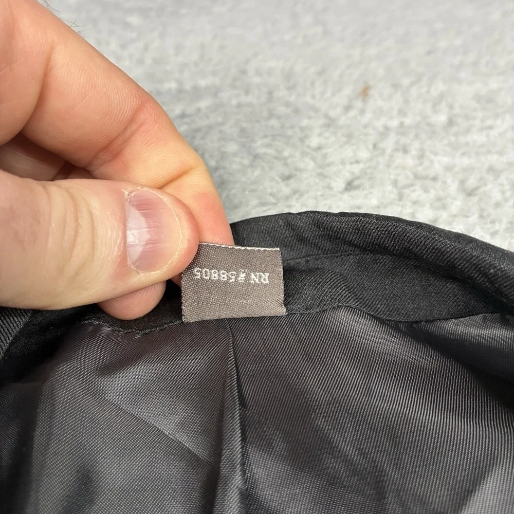 Oak Hill Sport‎ Coat Men's 52R Black 2 Button Marzotto Italian Fabric Blazer